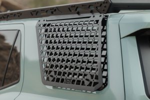Toyota 4Runner Exterior Window Molle - Driver Side - DV8 Offroad - For DV8 Roof Rack - Black Powder Coated - `25-`26